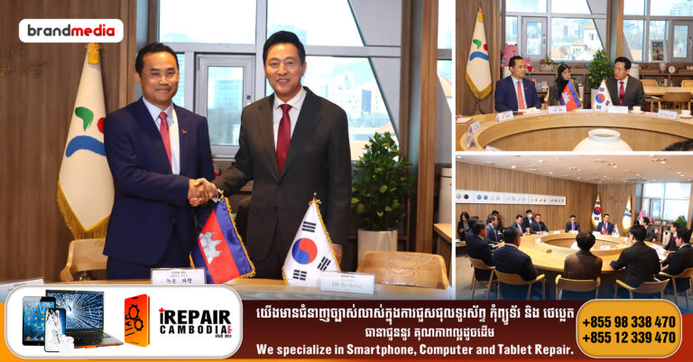 អភិបាលខេត្តកំពង់ធំ និងអភិបាលរដ្ឋធានីសេអ៊ូល ជួបពិភាក្សាទ្វេភាគី នៅសាលាក្រុងសេអ៊ូល