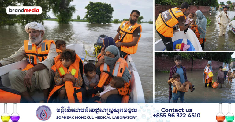 ប្រជាជន​ប៉ា​គី​ស្ថានរាប់ម៉ឺននាក់ត្រូវបានជម្លៀសពីលំនៅស្ថាន បន្ទាប់ពី​ឥណ្ឌា​បញ្ចេញ​ទឹក​ចេញពី​ទន្លេ​ Swollen