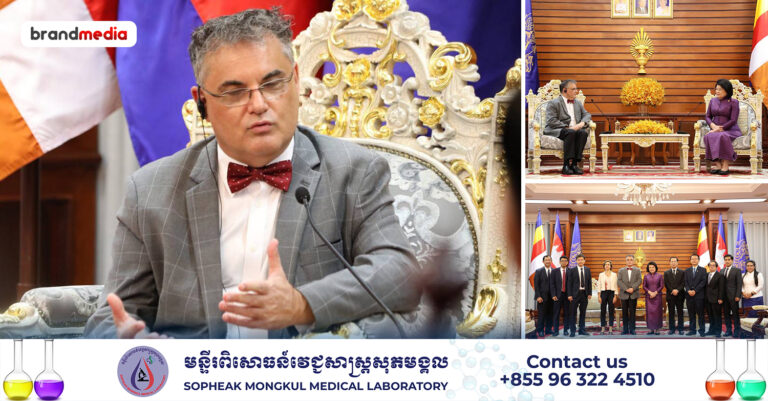 «ប្រធានរដ្ឋសភាកម្ពុជា និងឯកអគ្គរដ្ឋទូតបារាំងថ្មី បានពិភាក្សាលើការពង្រឹងទំនាក់ទំនងកម្ពុជា–បារាំង និងជំរុញដោះស្រាយជម្លោះតាមព្រំដែនកម្ពុជា–ថៃ ដោយវិធីសន្តិវិធី និងការគោរពច្បាប់អន្តរជាតិ»